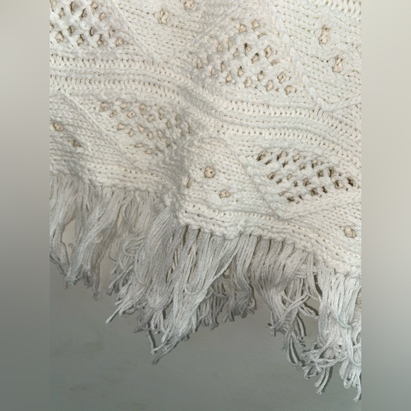 ANOTHER LOVE BODHI GEOMETRIC VEST OFF WHITE Sleevless Top Size Small - Picture 5 of 6